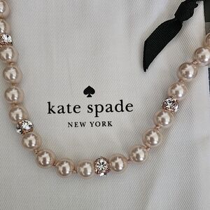 Kate Spade Lady Marmalade Blush Faux Pearl Necklace